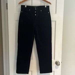Banana Republic black corduroy pants